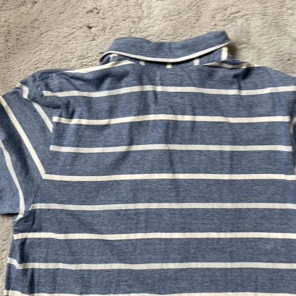 Billy Reid striped 100% cotton polo size XXL - Picture 11 of 12
